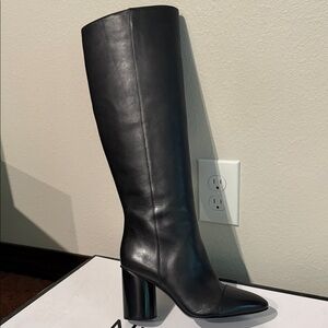 Nine West Black Heeled Boots